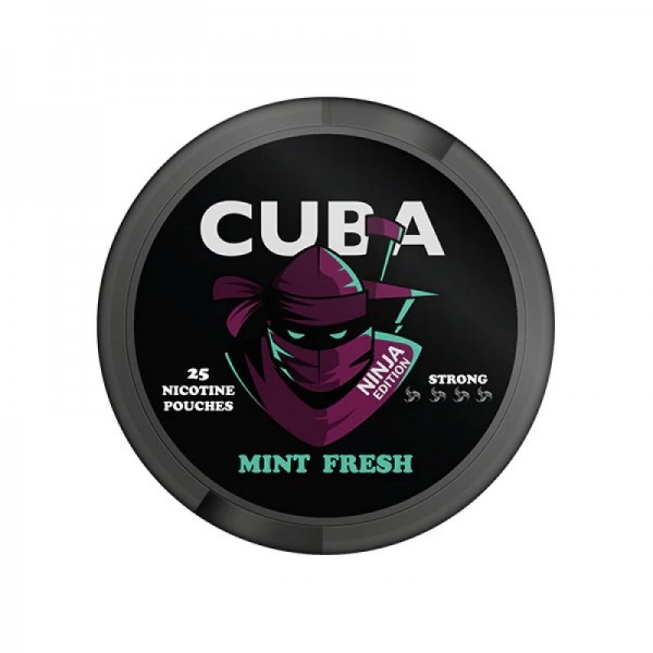 CUBA Ninja Nicotine Pouches (25 pouches/box)