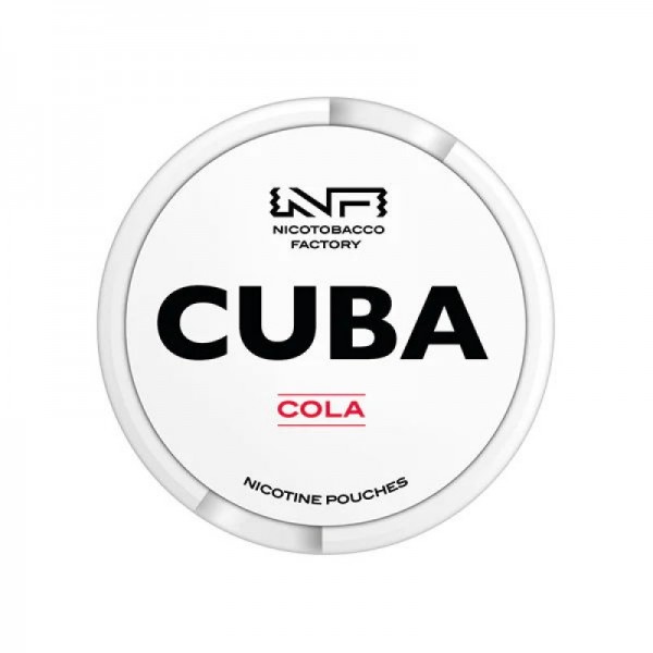 CUBA White Nicotine Pouches  (25 pouches/box)
