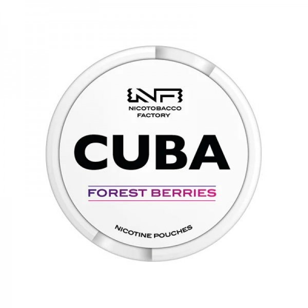 CUBA White Nicotine Pouches  (25 pouches/box)