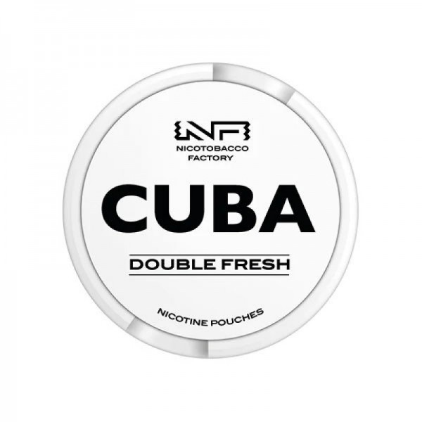 CUBA White Nicotine Pouches  (25 pouches/box)